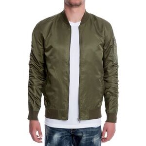 Elwood Men's Khaki Bomber Jacket